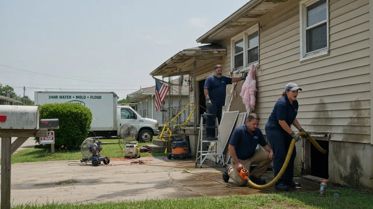Water Damage Repair in Moreauville, LA near me